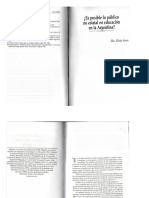 ES POSIBLE LO PUBLICO NO ESTATAL  EN EDUCACION EN ARGENTINA MARIA SILVIA SERRA.pdf