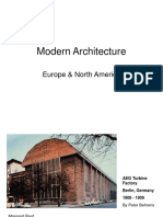 Modern Architecture: Europe & North America