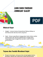 Tujuan Dan Faedah Membuat Gajet (Kraf Perkhemahan)