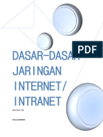 Dasar Dasar Jaringan Internet Intraet