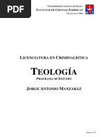PROGRAGRMA TEOLOGIA