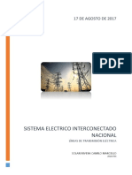Transmisión eléctrica y Sistema Interconectado Nacional