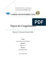 Tipos de Coagulantes