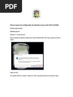 Passo a Passo de Configuração de Aplicativos Voip