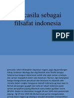 Pancasila Sebagai Filsafat Indonesia