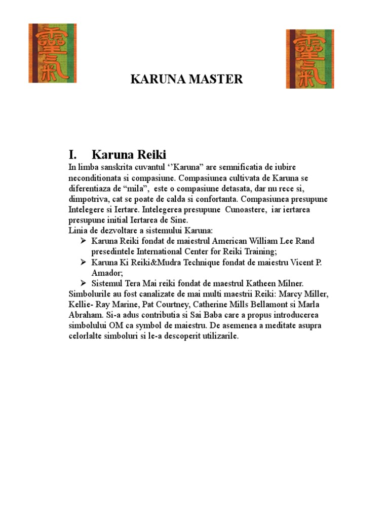 Karuna Master | PDF