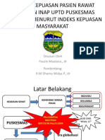 Analisis Kepuasan Pasien Rawat Jalan Dan Inap Uptd