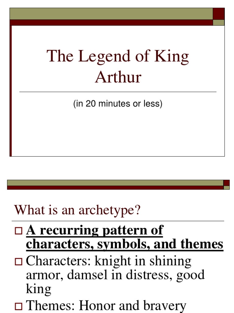 The Legend of King Arthur Explained | PDF | King Arthur | Lancelot