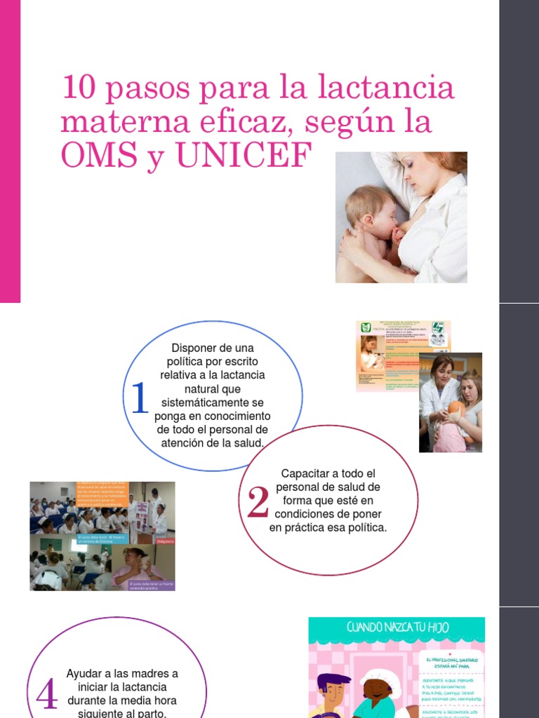 10 Pasos para La Lactancia Materna Eficaz | PDF | Amamantamiento | Infancia