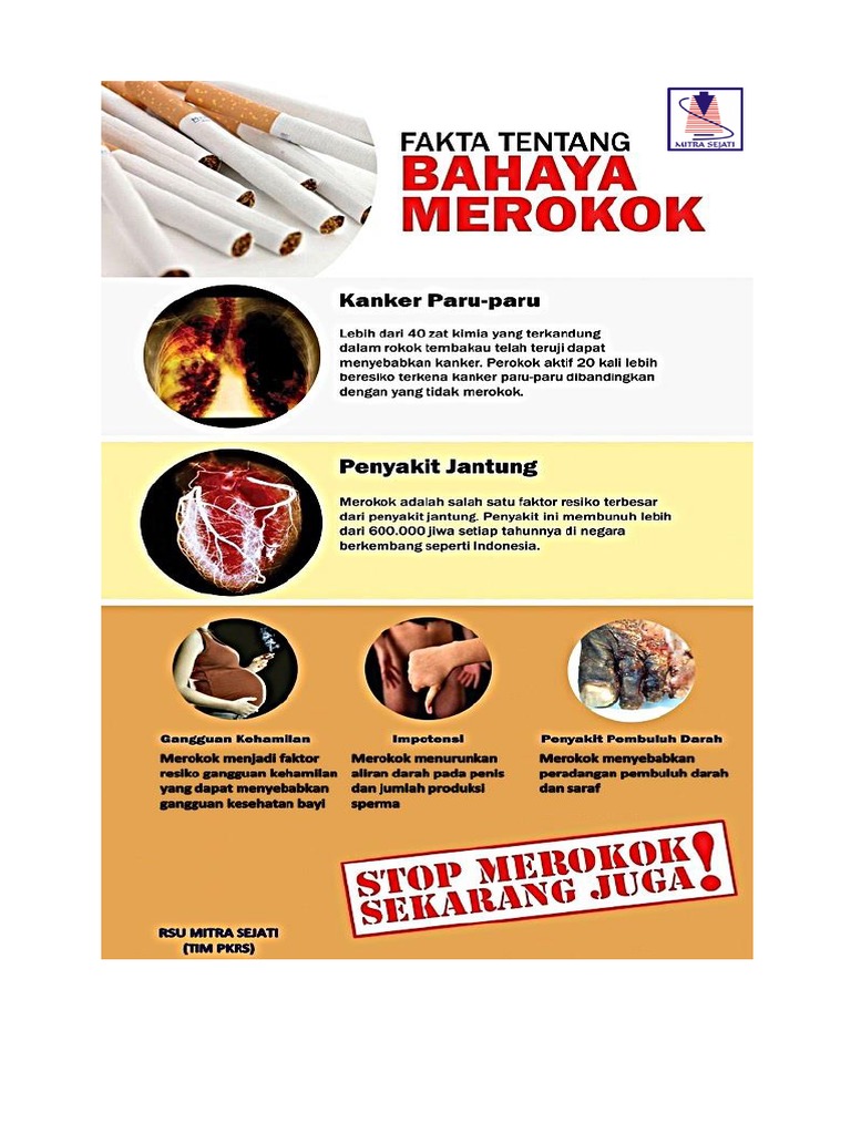 Bahaya Rokok Utk Poster | PDF