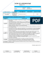 SESION DE APRENDIZAJE 2017 - Aritmética 6º G - III - BIMESTRE