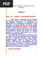 KARDEC , O SACERDOTE DRUIDA