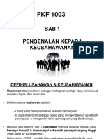 Bab 1 - Pengenalan Keusahawanan