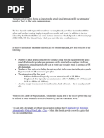 Fiber Attenuation Calculation