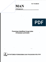 Penentuan Klasifikasi Fungsi Jalan PD T-18-2004-B