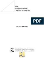 Tata Cara Penyusunan Program Pemeliharaan