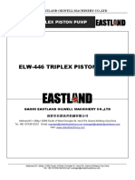 ElW 446 440 Triplex Piston Pump