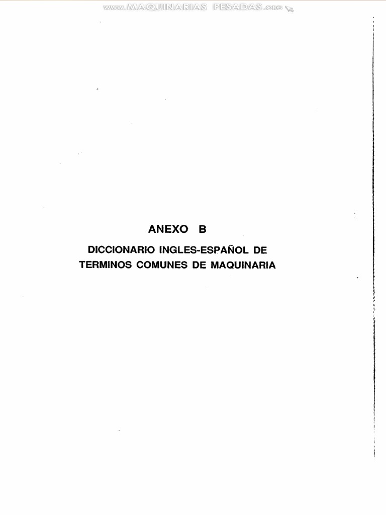 Ingles Tecnico Pdf Máquinas Ingeniería Mecánica