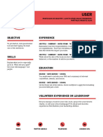 Professional Resume Template for Any Career
