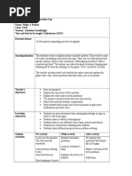 Information Gap Lesson Plan