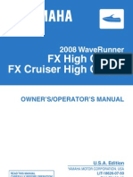 FX HO 2008 Owners Manual
