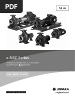 Eurostream - Close Coupled Pumps | PDF | Pump | Hvac