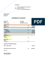 Statement of Account: Jetstar Lending Group Corporation