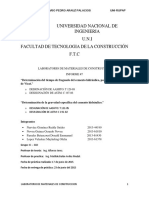 Determinación del tiempo de fraguado y gravedad específica del cemento