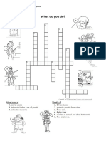 Occupations and Roles Crossword 88439