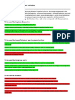 Student Indicators