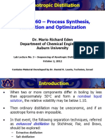 CHEN 4460 - Process Synthesis, Simulation and Optimization