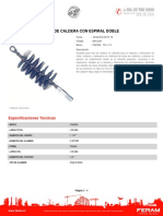 Escobilla para Tubo de Caldera Con Espiral Doble: Especificaciones Técnicas