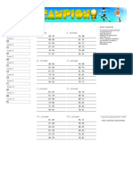 Crear Calendario Para Torneo de Futbol a 12 Equipos 2