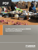 Liveihood Programming in UNHCR- Operational Guide