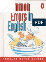 English Common Errors in English