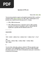 Ejercicios Prácticos de Valor Presente Neto | PDF | Valor presente neto ...