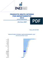 PBI Por Departamentos 2013