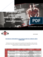 Proforma de Entrenamiento en Las Instalaciones Del Gimnasio Laredo Fitness Club