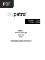 TT8750+AN004 - SkyPatrol Position Report Decoding Rev 1 - 0