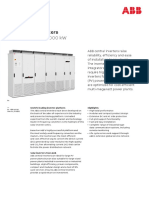 ABB Central Inverters: PVS800 - 500 To 1000 KW