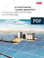 Solar Inverters and Inverter Solutions For Power Generation Brochure 3AXD50000039235 RevB Lowres PDF