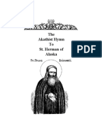The Akathist Hymn To St. Herman of Alaska
