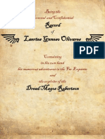 The Personal and Confidential Record of Laertes Geneso Olivares (Rogue Trader)