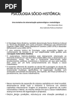 Psicologia Sócio Histórica