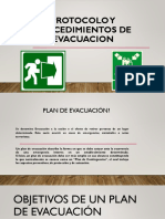 Procedimientos y Protocolo de Evacuacion