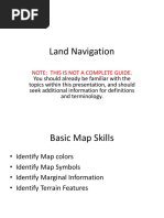 Land Navigation Basics and Grid Coordinates | PDF | Compass | Contour Line
