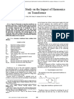 Experimental Stu Udy On The Impact of Ha On Transformer Armonics