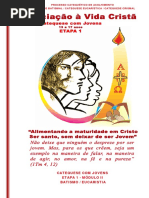 Catequese Com Jovens Etapa 1 - Módulo II Batismo - Eucaristia