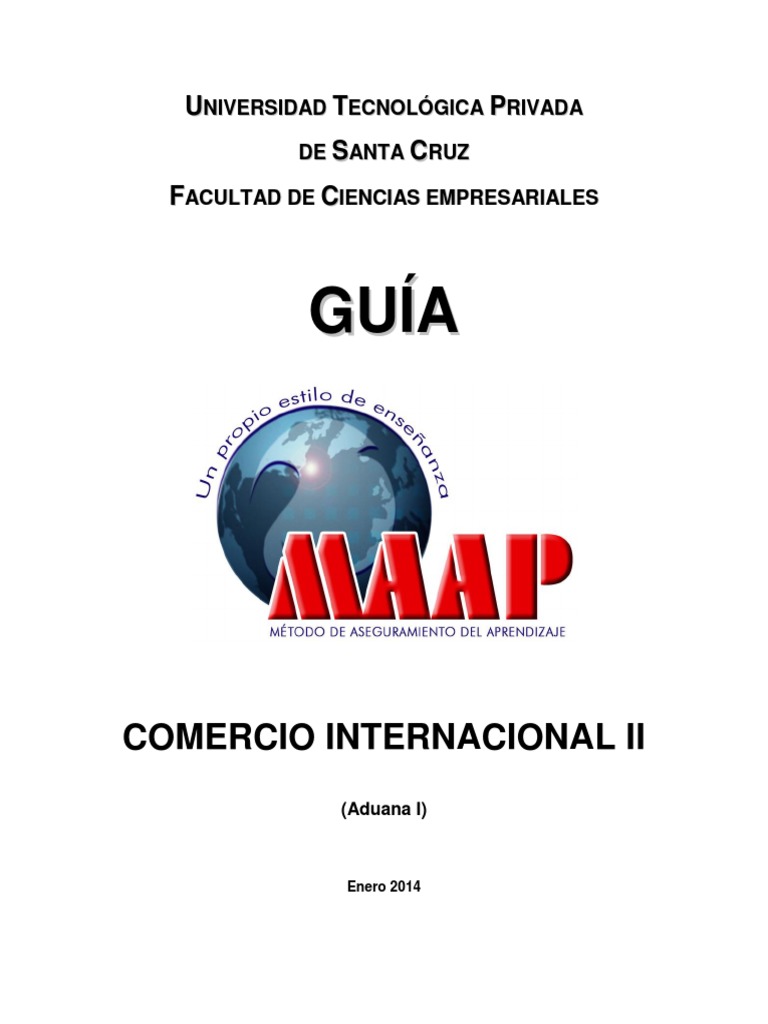 Comercio Internacional II - Enero 2014 | PDF | aduana | El comercio ...