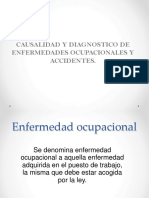 Causalidad y Diagnostico de Enfermedad Ocup. y Accid